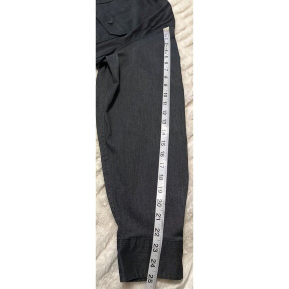 Wrangler Flex for Comfort Dark Gray Button-Down Shirt Cotton Blend Men's Size XL - Picture 13 of 16